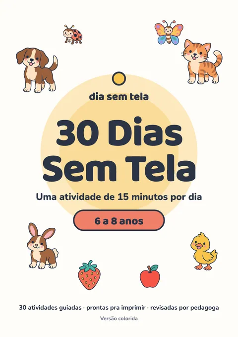 Capa do kit para 6 a 8 anos